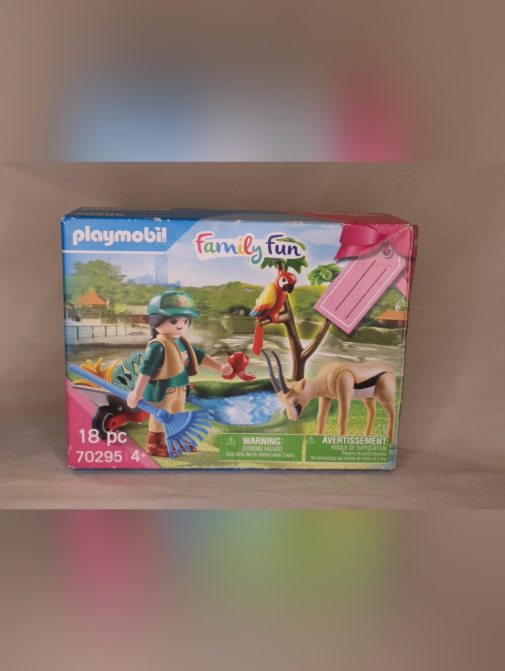 Playmobil Family Fun Zoo Keeper Set